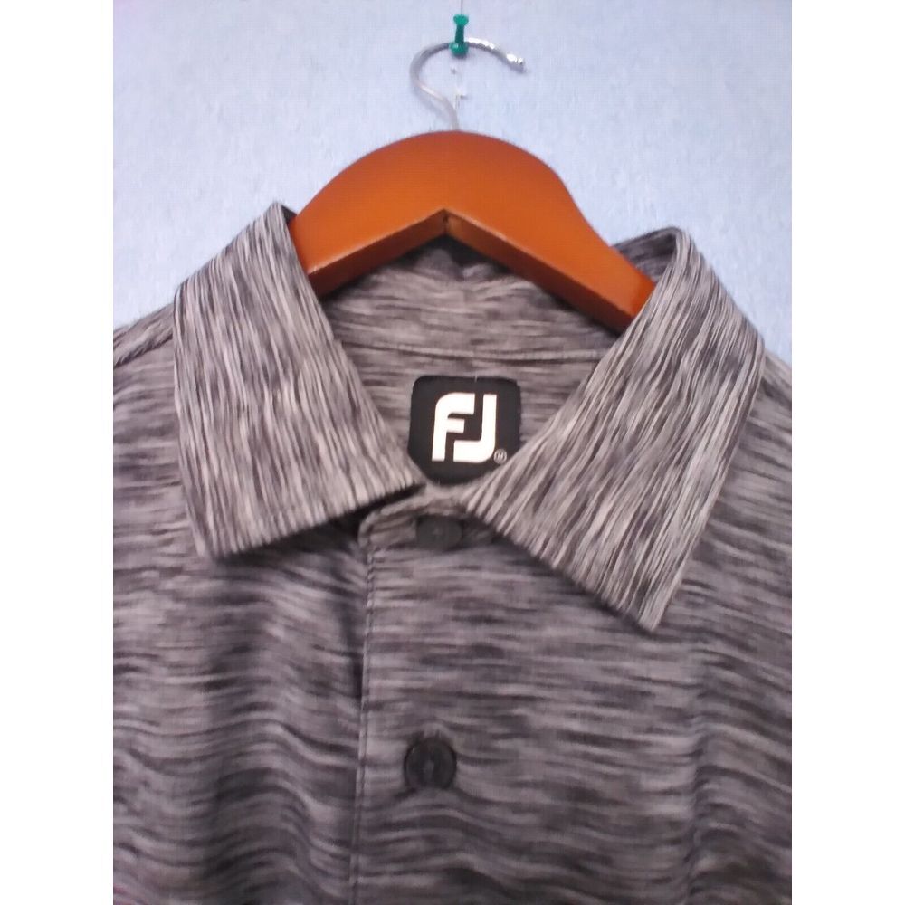 FootJoy Space Dye Performance Golf Polo Shirt Athletic Moisture Wicking Comfort